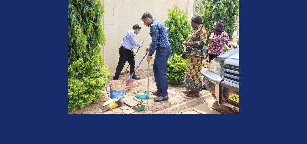 Embassy participates in “Shramdaan” under Swachhata Hi Seva 2025 Campaign.